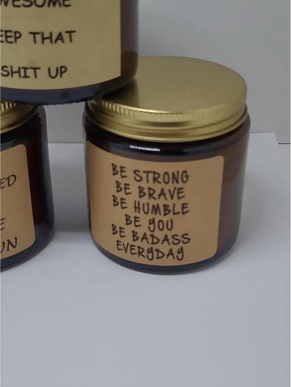 (4) Inspirational Candle Awesome Candle Appreciation Gift for Women Coworkers